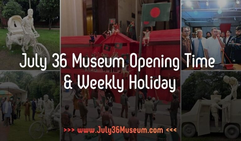 July 36 Museum opening time and visitor information